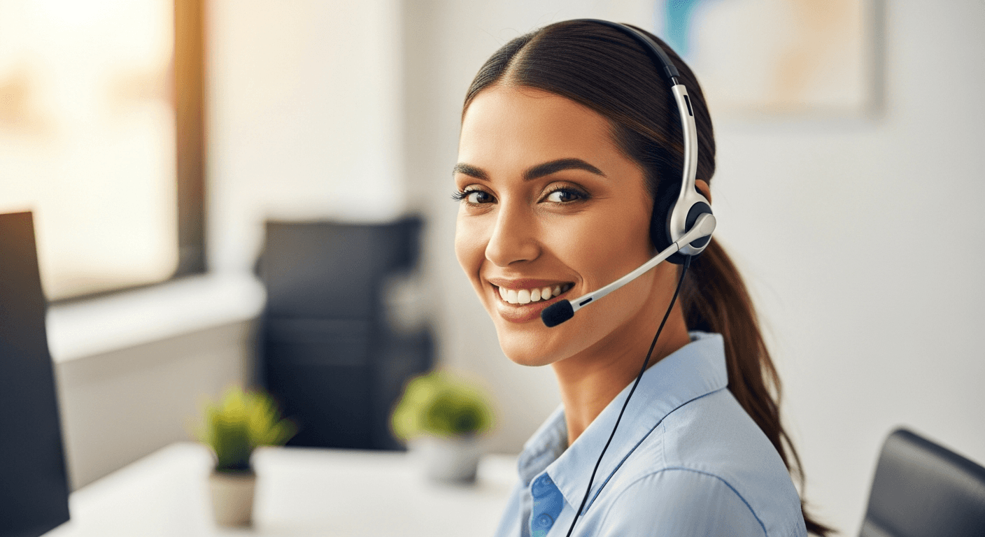 Customer support specialist ready to help