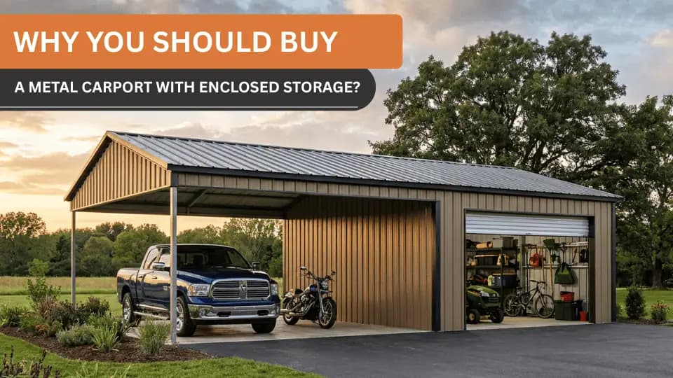 Why You Should Buy a Metal Carport with Enclosed Storage? — Get Carports blog