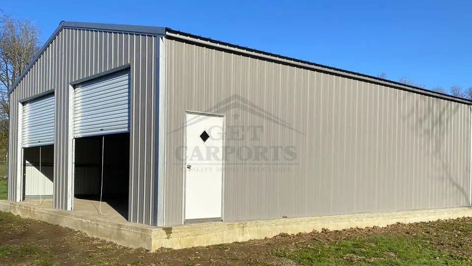 28x40x11 Warehouse — 28'W x 40'L metal building from Get Carports