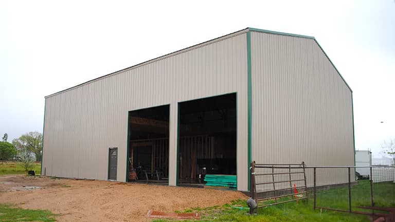 36x40x20 A-Frame Vertical Roof Warehouse — 36'W x 40'L metal building from Get Carports
