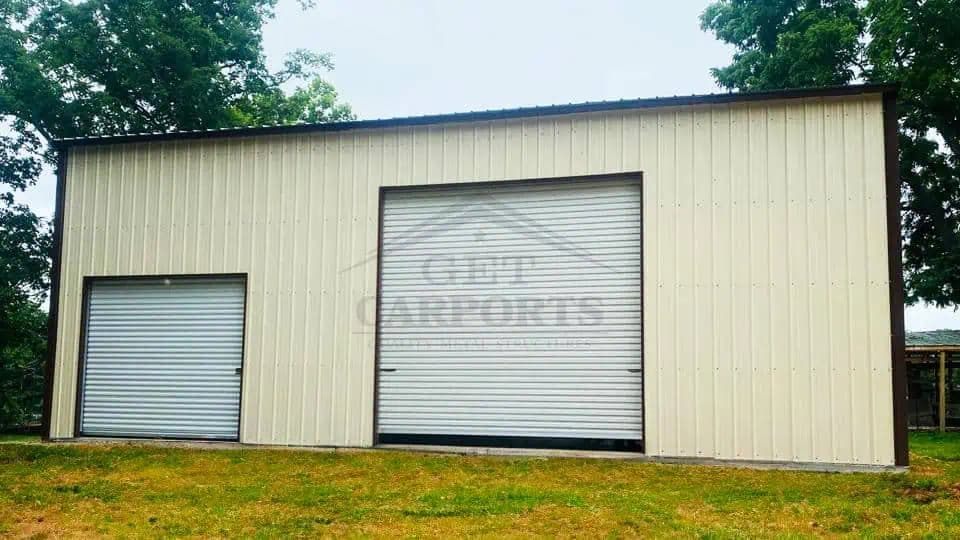 40x40x16 Commercial Building — 40'W x 40'L metal building from Get Carports