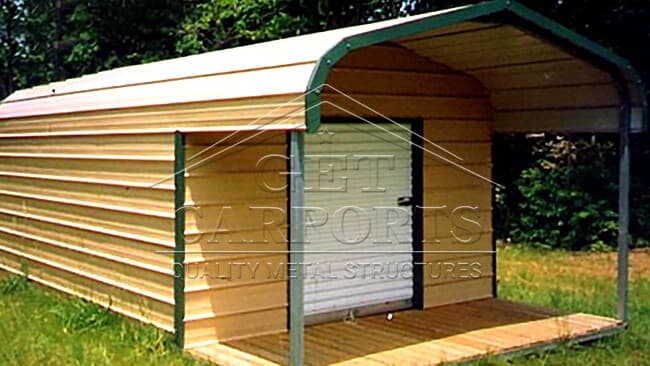 12x20x6 Regular Style Storage Shed — 12'W x 20'L metal building from Get Carports